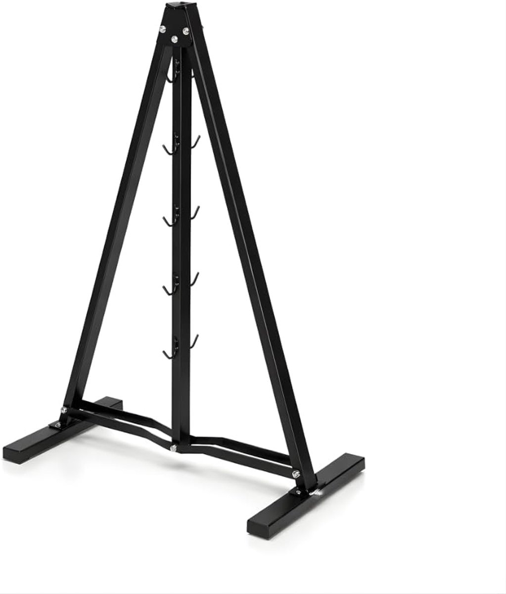 Fitness kabelaccessoires set - 5 & 7 delige kabelbevestigingen - A-frame opslagrek - voor lat pulldown en rugtraining - ShopVlot