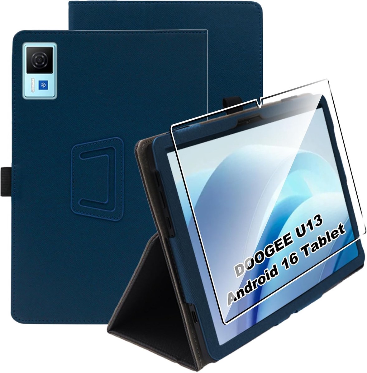 Tabletcase voor DOOGEE U13 13 Inch - PU Leer - Schokbestendig - Ideaal als standaard - ShopVlot