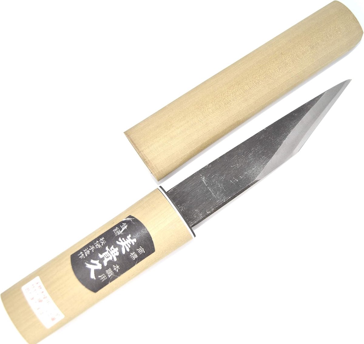 Kiridashi craft knife 135mm - carbon staal - zwart - precisie snijden - ShopVlot