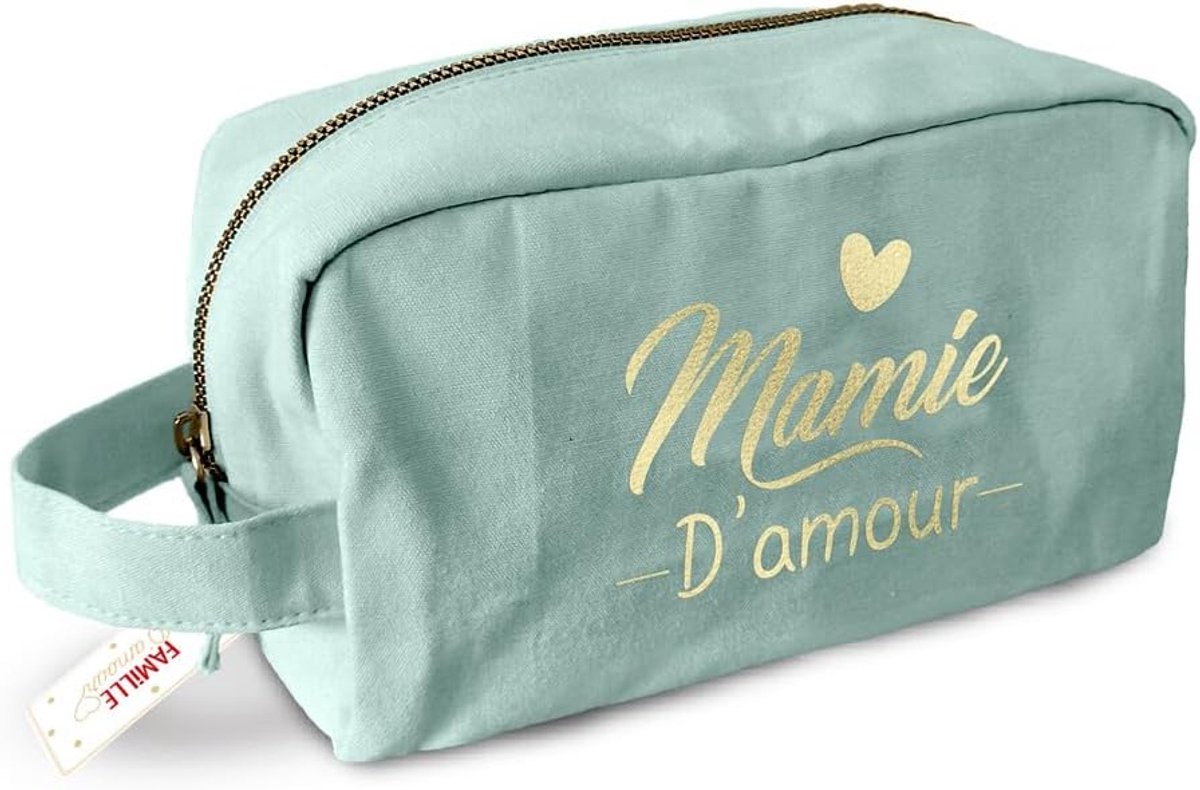 Toilettas lichtgroen - polyester - compact formaat - ideaal voor reizen - ShopVlot