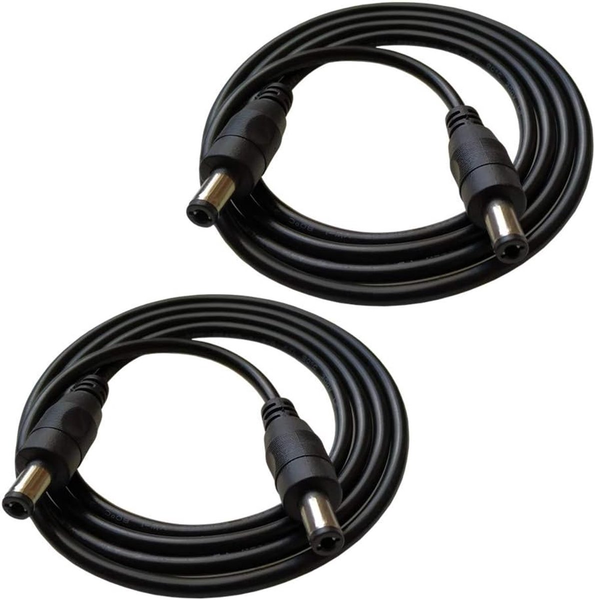 DC verlengkabel 2.1mm/2.5mm - 2.1mm/2.5mm plug - 22AWG koper - ideaal voor CCTV en LED strips - ShopVlot