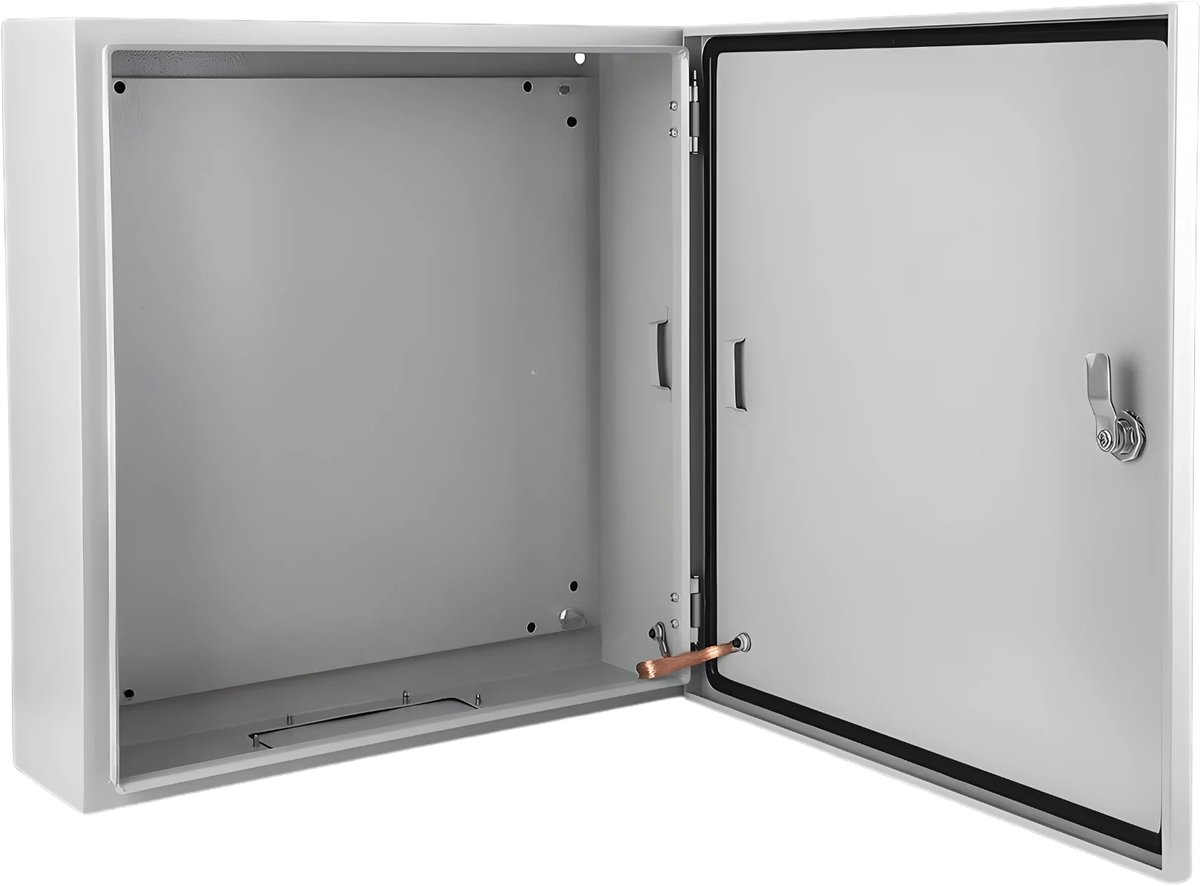 Elektrische Aansluitdoos IP66 40x40x15 cm - Waterdichte Stalen Behuizing met Slot - Voor Buitenmontage