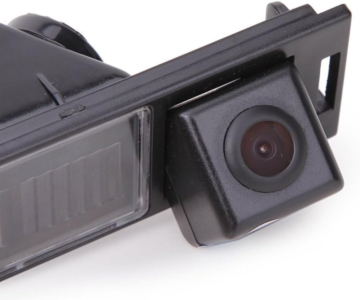 Achteruitrijcamera in kentekenlicht - breedhoek met radar sensor - voor Hyundai IX35 Tucson MK2 - duidelijke HD beelden - ShopVlot