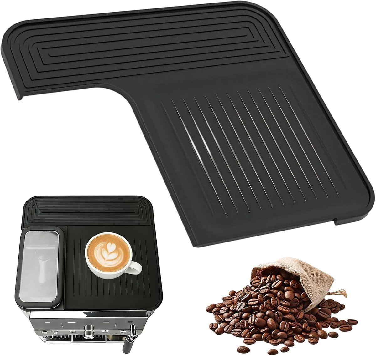 Siliconen mat voor Ninja Luxe Café Premier ES601EU - Antislip - Krasbestendig en waterdicht - Eenvoudig schoon te maken - ShopVlot
