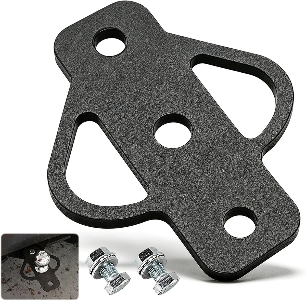 Trekkoppeling 3-in-1 - 5 mm legering staal - robuuste balhitch - ideaal voor tuin transport - ShopVlot