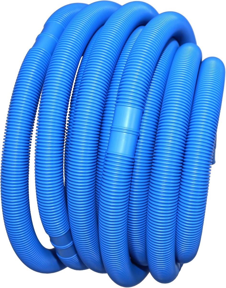 Zwembadslang 32 mm - blauwe 15 m - hoogwaardige kwaliteit - perfect voor zwembadaccessoires - ShopVlot