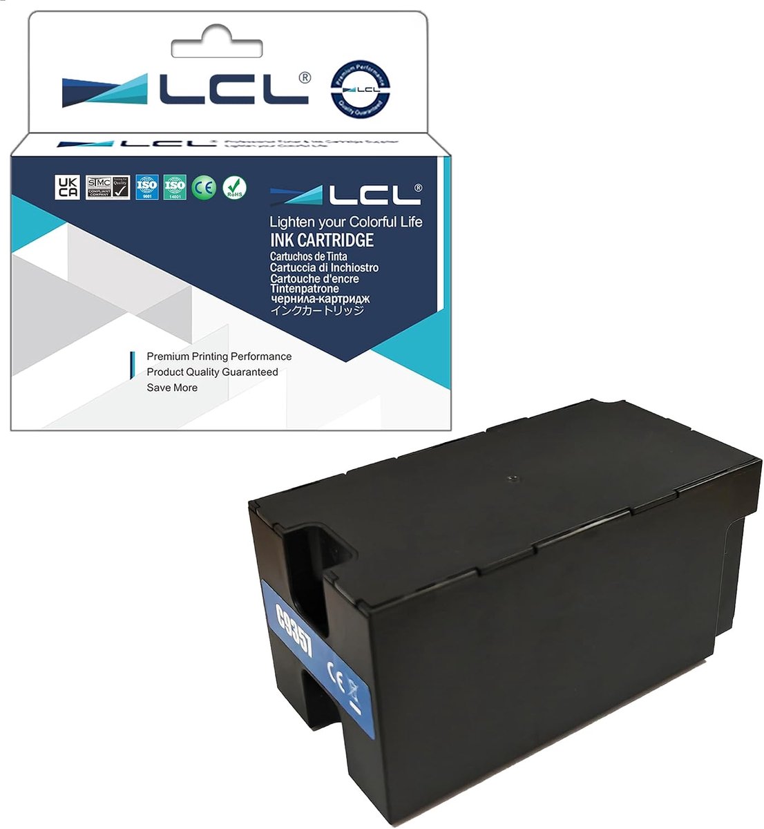Onderhoudscartridge zwart - vervangingscartridge voor Epson SureColor SC-P700/900 - eenvoudig te installeren - ShopVlot