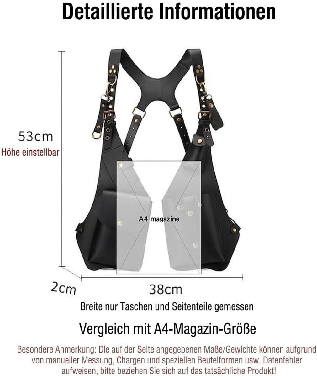 Schoudertas unisex - hoogwaardige nepleer - anti-diefstal ontwerp - ideaal voor dagelijks gebruik - ShopVlot