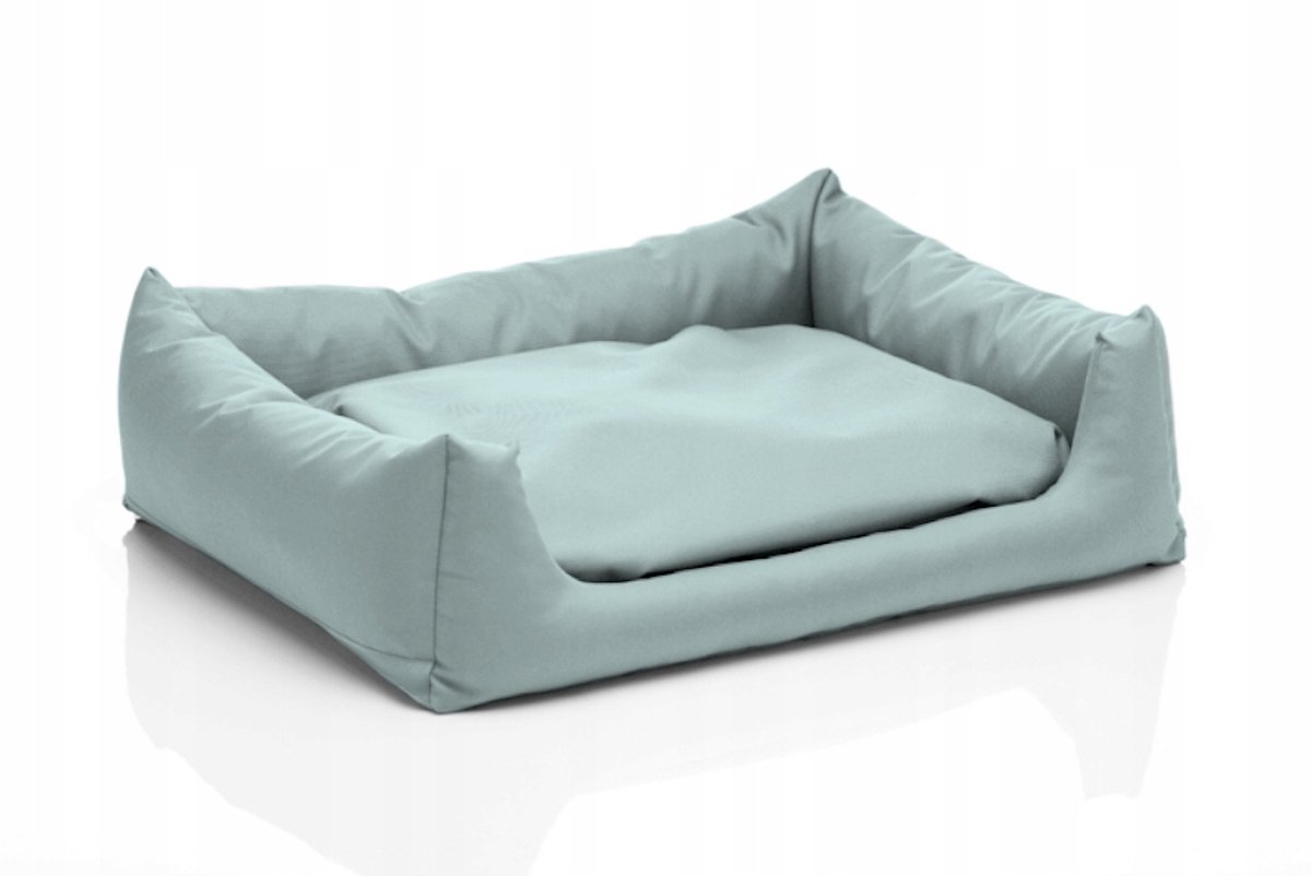 Luxe Hondenmand 'Pola' 80x65cm - Zacht & Wasbaar - Mintgroen