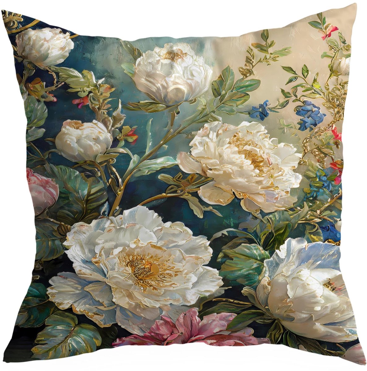 Decoratief kussenlus 45x45 cm, duurzaam in kleur vast