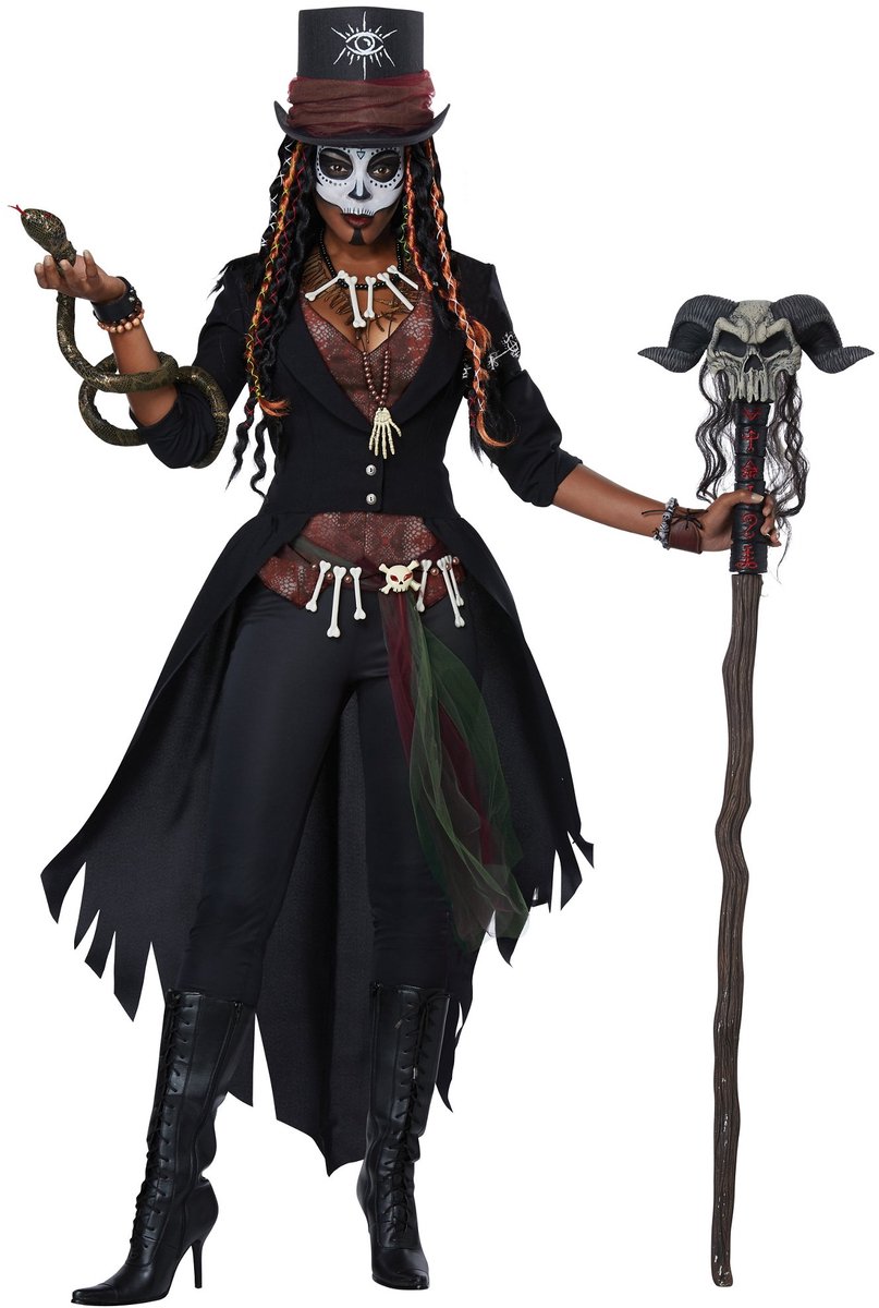 Voodoo Mistress kostuum - Verkleding voor Carnaval & Halloween