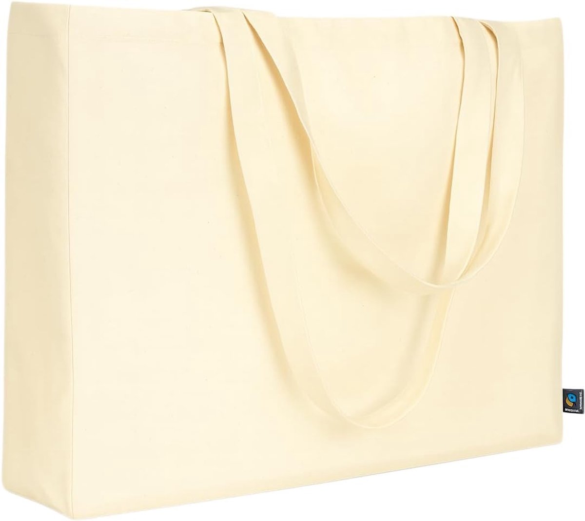 Katoenen tas 38x42 cm - ongeprint - OEKO-TEX gecertificeerd - ideaal om te beschilderen - SnelShoppen