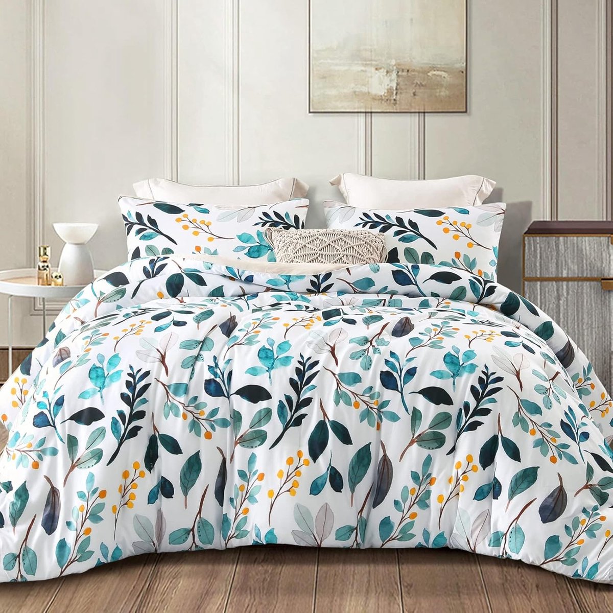 Dekbed 200 x 200 cm - ademend microfibre - zachte polyester vulling - 4 seizoenen comfort - SnelShoppen
