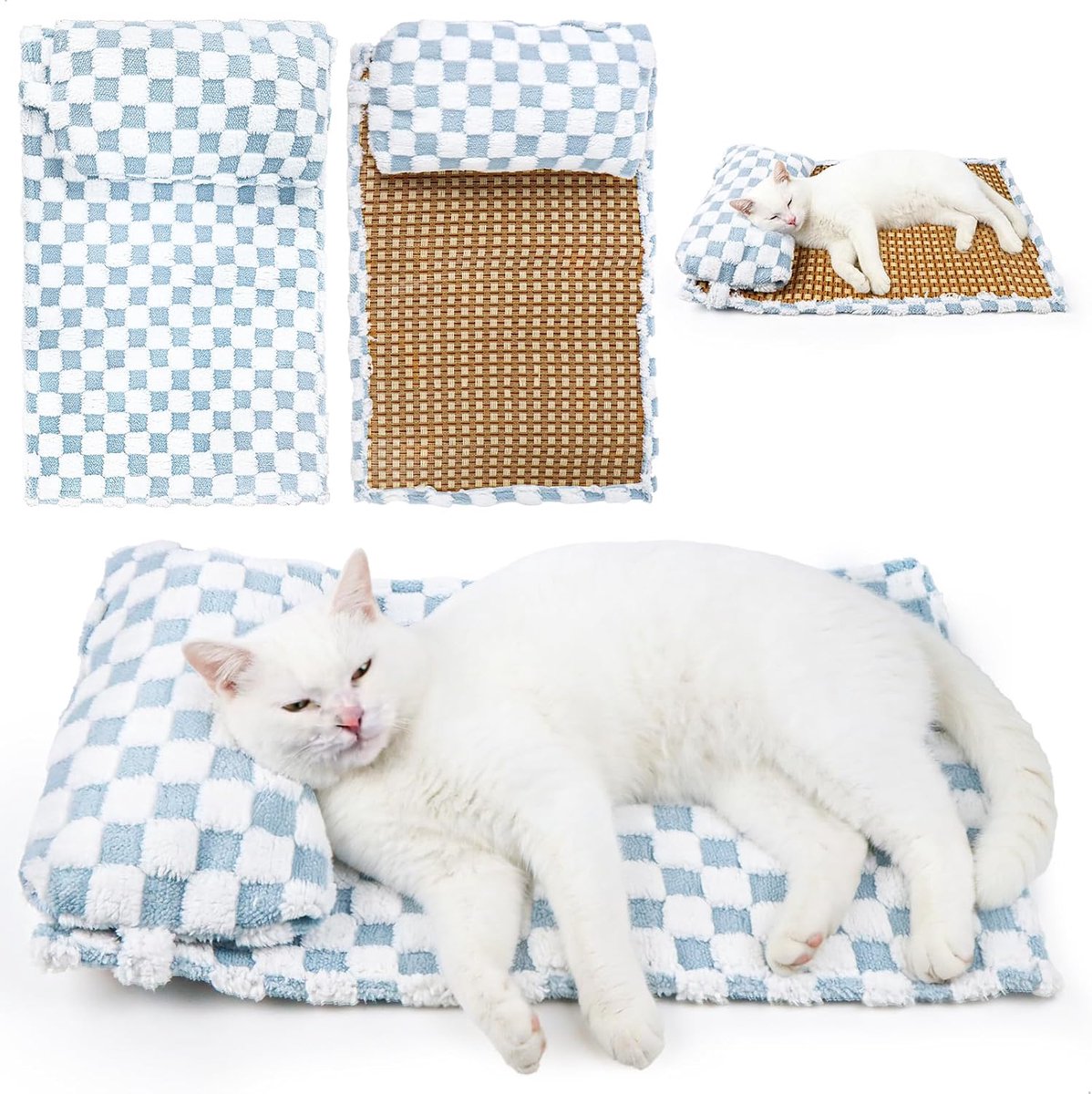Cooling mat voor honden en katten - 60 x 40 cm - dubbelzijdig - optimale comfort het hele jaar door - SnelShoppen
