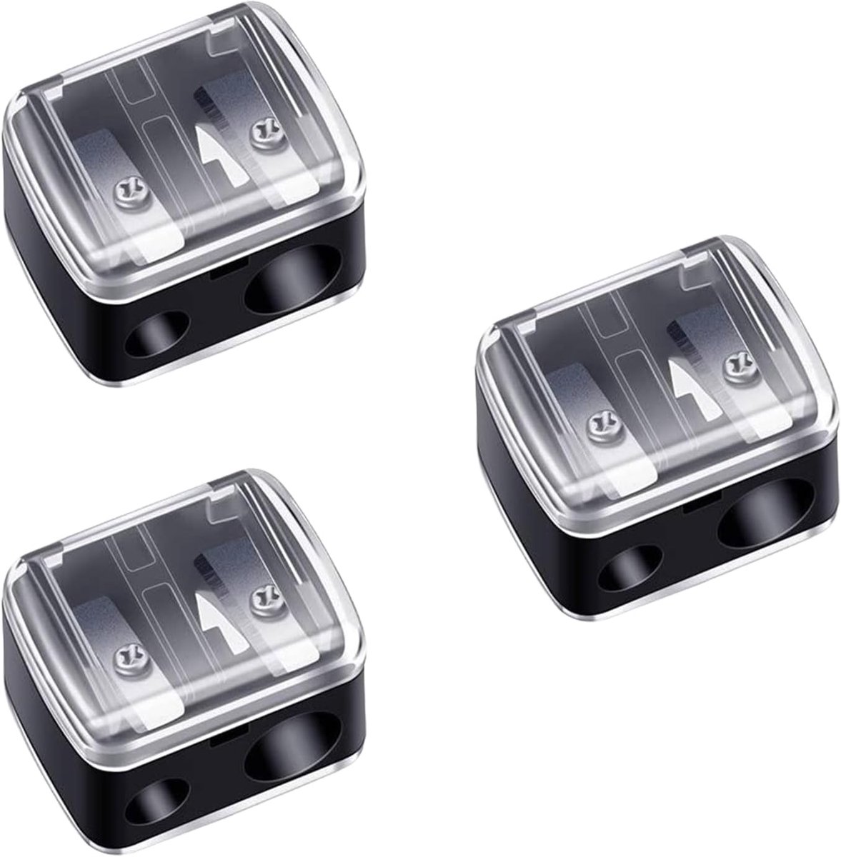 Makeup sharpener set - dubbel mes - voor oogmake-up - nauwkeurig scheren - ShopVlot
