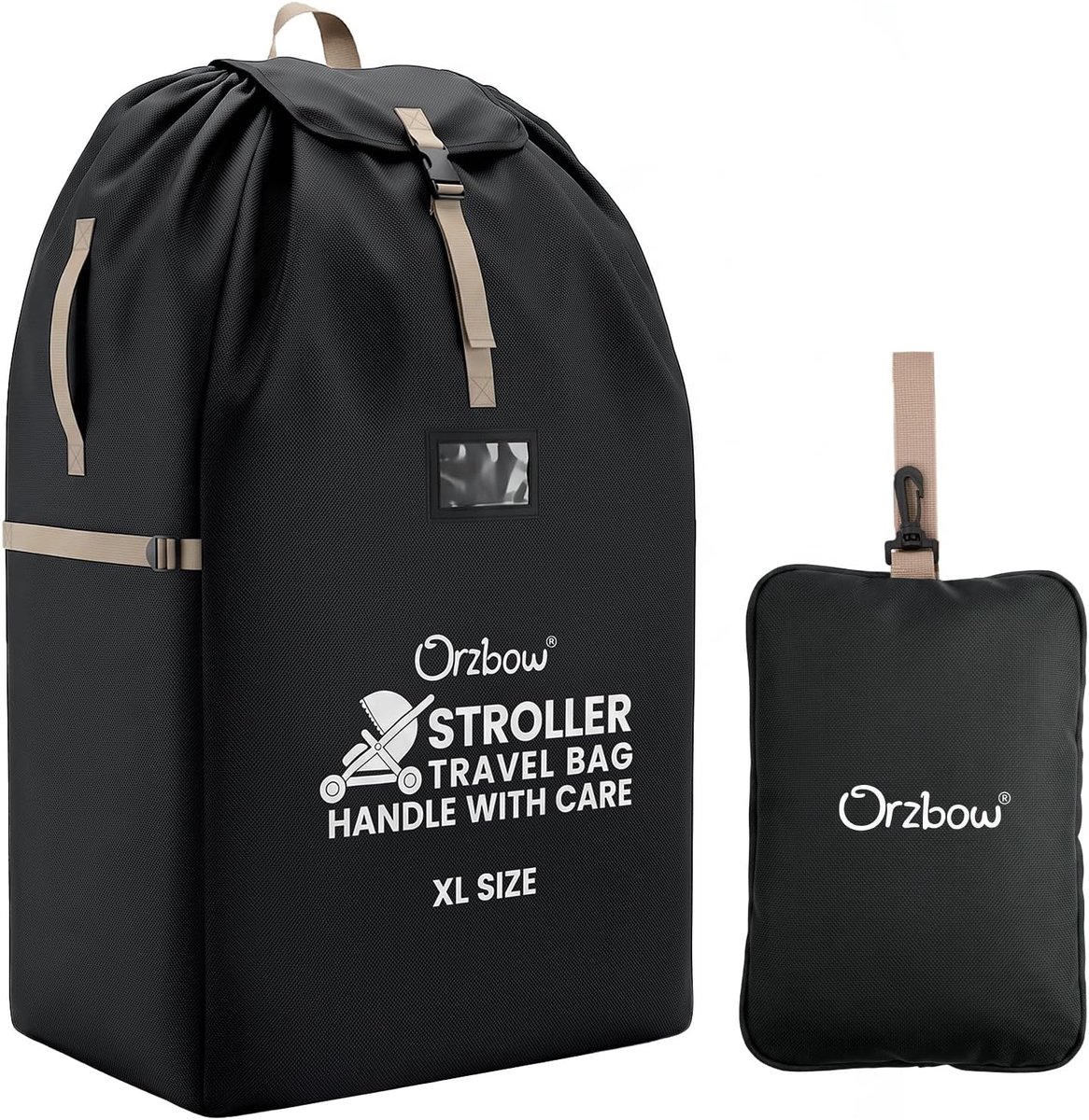 Wandelwagen Reiszak XL - Extra grote tas - Duurzaam 900D nylon - Bescherming tijdens reizen - ShopVlot