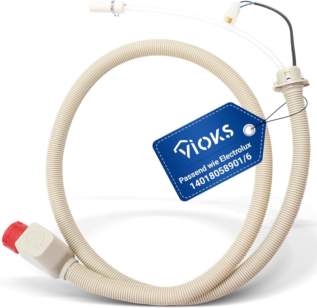 Aquastop slang vaatwasser 1,5m - vervangingsslang - waterstopfunctie - veilig gebruik - ShopVlot