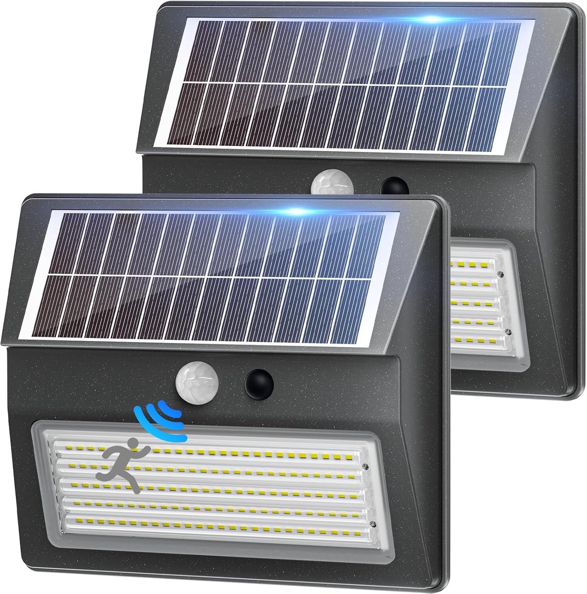 Solar LED buitenlamp 2000 mAh - 130 LED's - 3 modi - perfect voor tuin en oprit - ShopVlot