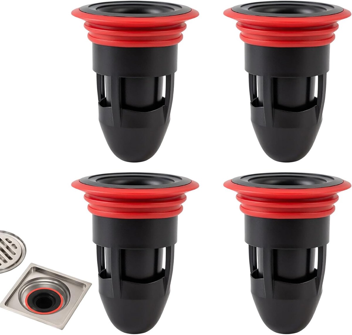 Doucheafvoer 41-50 mm - hoogwaardig ABS-materiaal - voorkomt geuren - eenvoudige installatie - ShopVlot