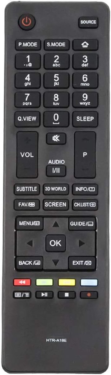 ALLIMITY HTR-A18E Remote Control Replacement for Haier LED LCD TV HTR-A18E HTR-A18EA HTR-A18EN - ShopVlot