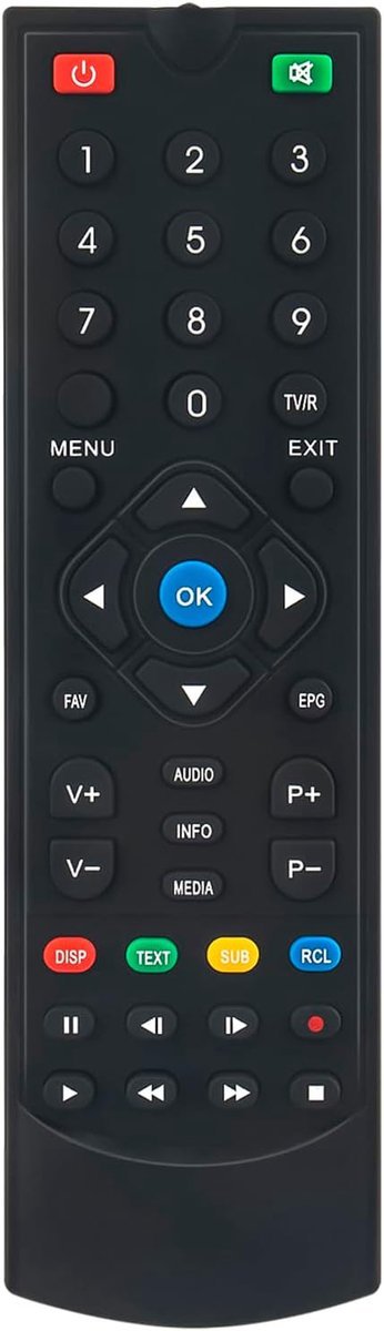 ALLIMITY Remote control compatible with Strong Tivùsat SRT7807 SRT-7807 SRT 7807 - ShopVlot