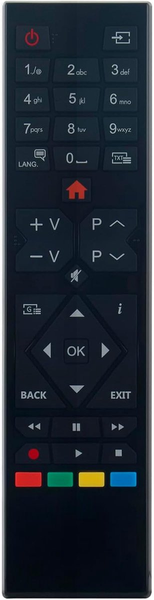 ALLIMITY Remote Control Compatible with High One TV HI3203HD-957790 HI3903HD-VE HI4001UHD-VE-960846 HI5501UHD-959566 - ShopVlot