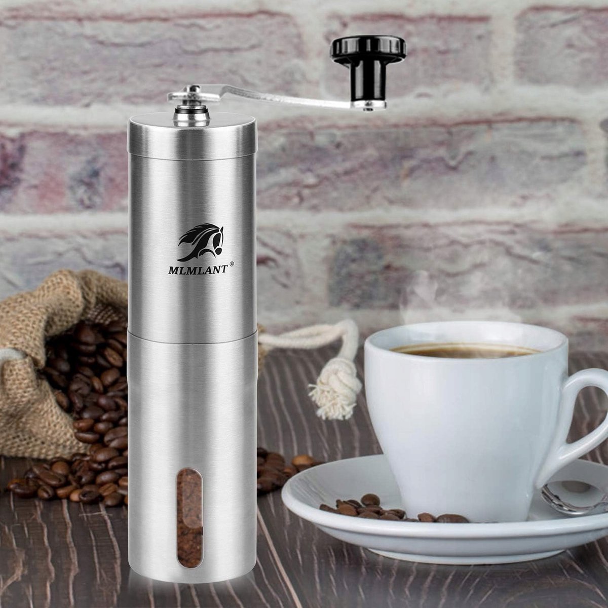 Mlmlant handmatige Koffiebenenmaler - Keramisch, Verstelbaar