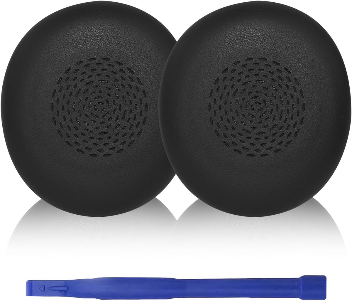 Vervangende oorkussens Jabra Evolve2 75 - kunstleder zwart - comfortabel - ideaal voor langdurig gebruik - ShopVlot