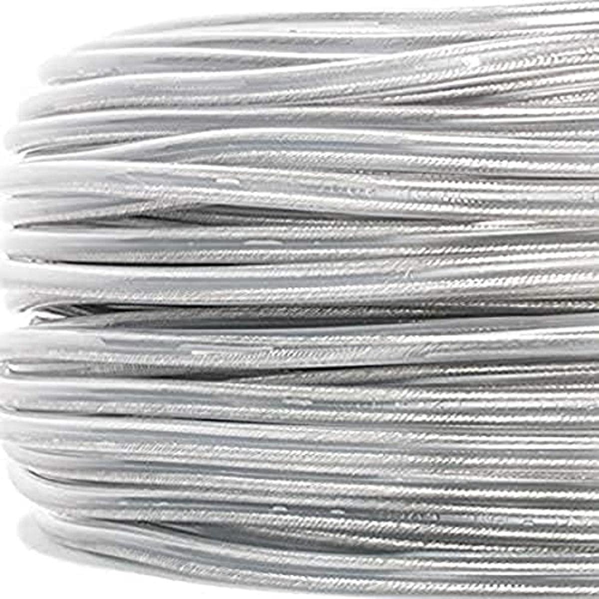 PVC ronde kabel 2 x 0.75 mm² - transparante slanglijn - 5 m - ideaal voor lampconstructie - ShopVlot