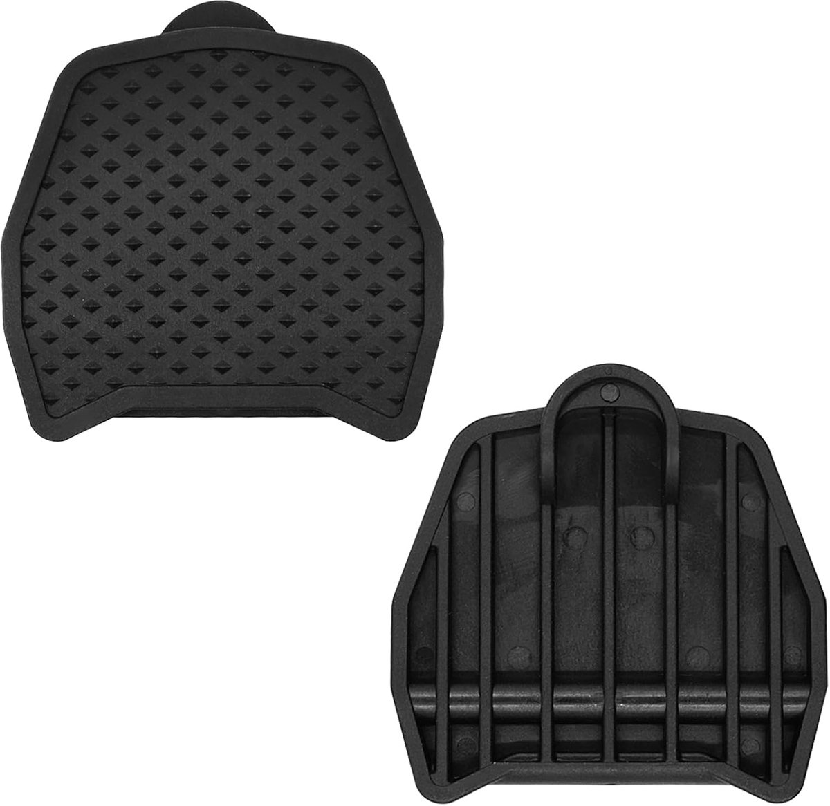 Pedaalplaat voor klikpedalen - 3-gaats naar platte pedaaladapter - licht ABS - antislip voor dagelijks gebruik - ShopVlot