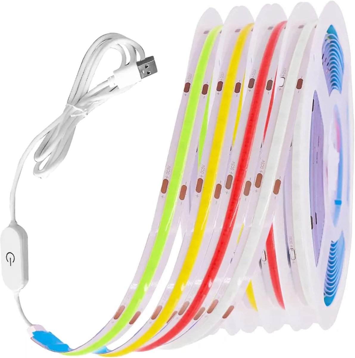 LED Strip 4m - Flexibel met Aanraakschakelaar - Dimbaar - Ideaal voor Thuisdecoratie - ShopVlot
