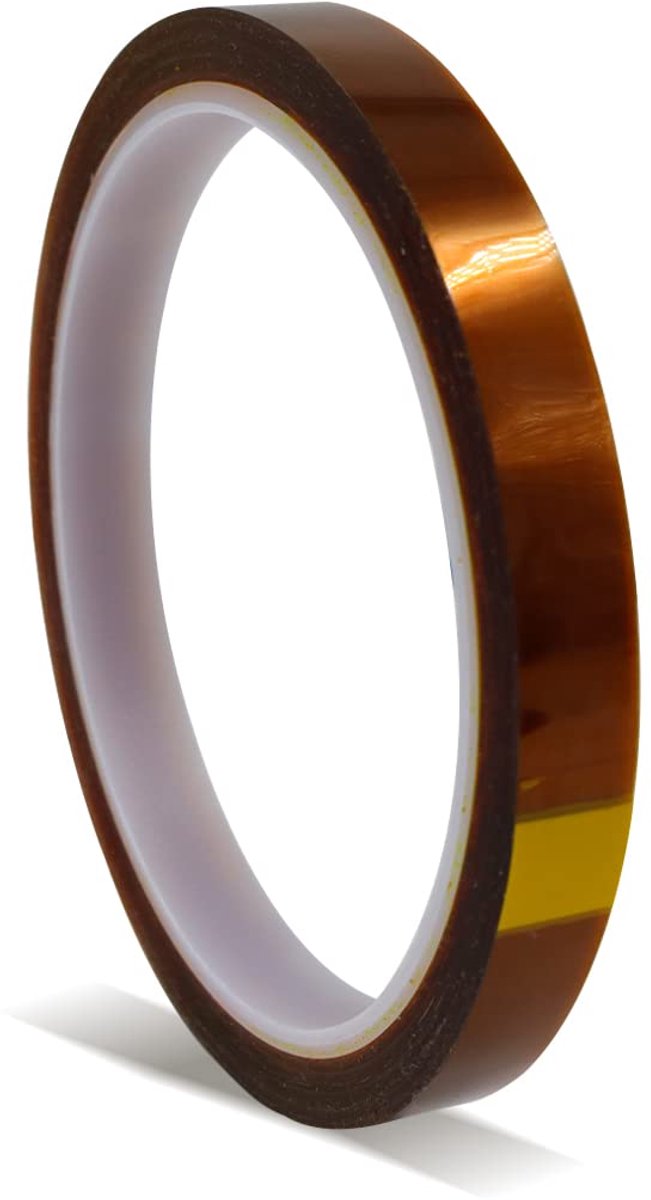Polyimide hoge temperatuur tape 10mm x 33m - hittebestendig - geen residu - ideaal voor solderen - ShopVlot