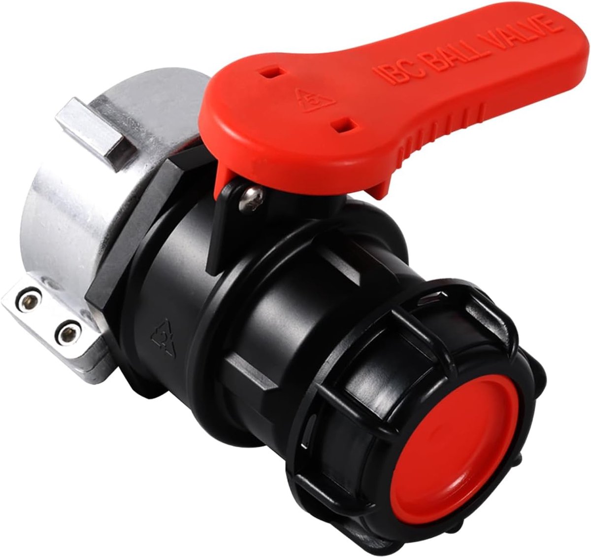 IBC tank adapter DN50 - 75 mm aansluiting - hoogwaardig polyethyleen - voorkomt spatten - ShopVlot