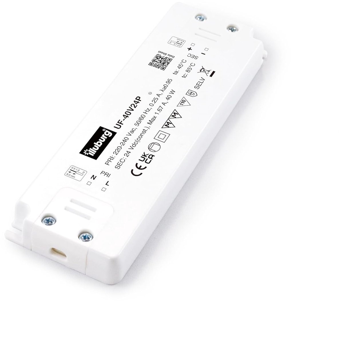 LED transformer 24V 40W - niet-dimbaar - flicker-vrij - ideaal voor LED strips - ShopVlot