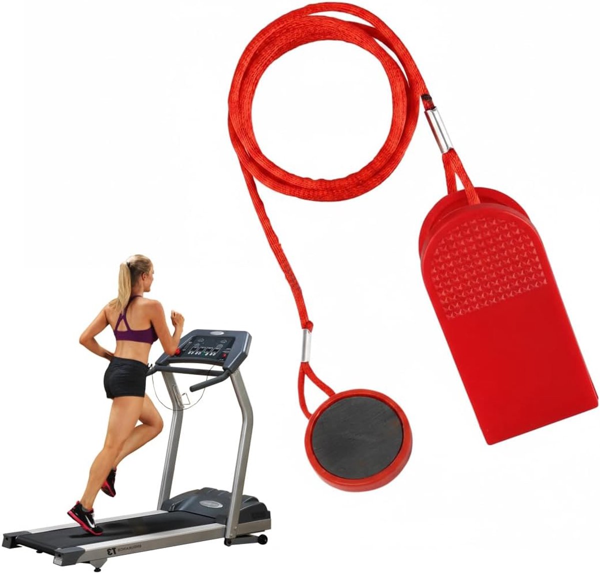 1 stuk, magnetische veiligheidssleutel, universeel, nood-uit-vervanging voor loopband, accessoires en bescherming tegen ongevallen