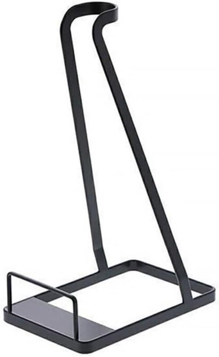 Stofzuiger Standaard - Opbergrek Vacuüm - Stofzuiger Opbergen - Installatie Zonder Boren - 43 x 17 x 9 cm - Zwart