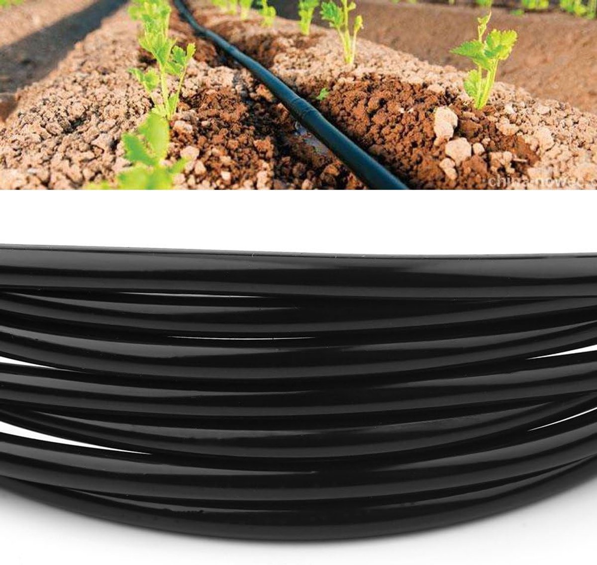 5 M 10 M 20 M 3 Soorten PVC-kunststof Slangen Binnendiameter 4 Mm Buitendiameter 7 Mm druppelaar Irrigatieslang(20m)