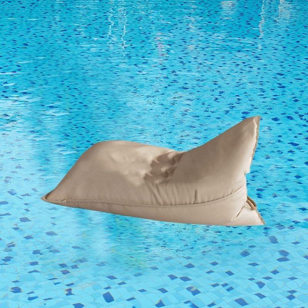 Zitzak Stoel - Grote Zitzak - Ontspannen Zitten - Waterproof Polyester - 140x110 cm - Beige
