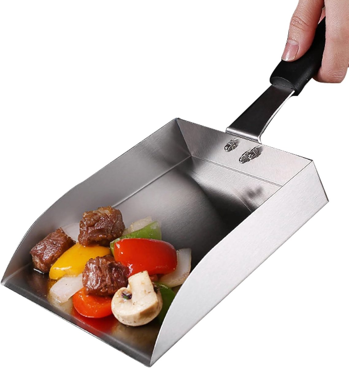Schraper Schep Voor Het Koken | Spatel Voor Grillen En Bakplaat Voor Buitenshuis Restaurant Keuken Koken Camping