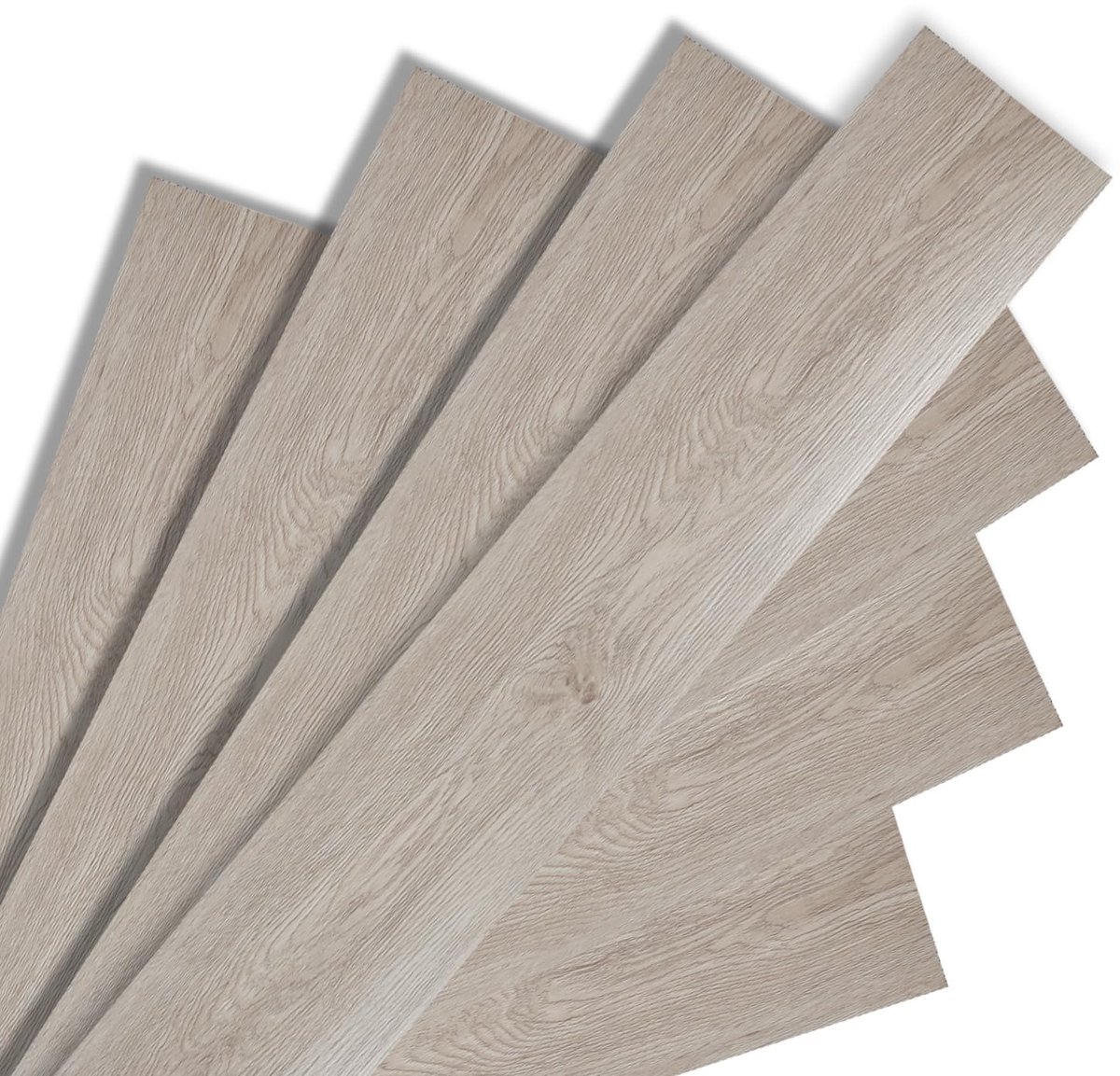 Zelfklevend, 91,5 cm x 15,2 cm dik, 1,5 mm vinylvloer, zelfklevende vinyl tegels, 2 m²/14 tegels, vloertegels, antislip, waterdicht, snijbaar (White Oak)