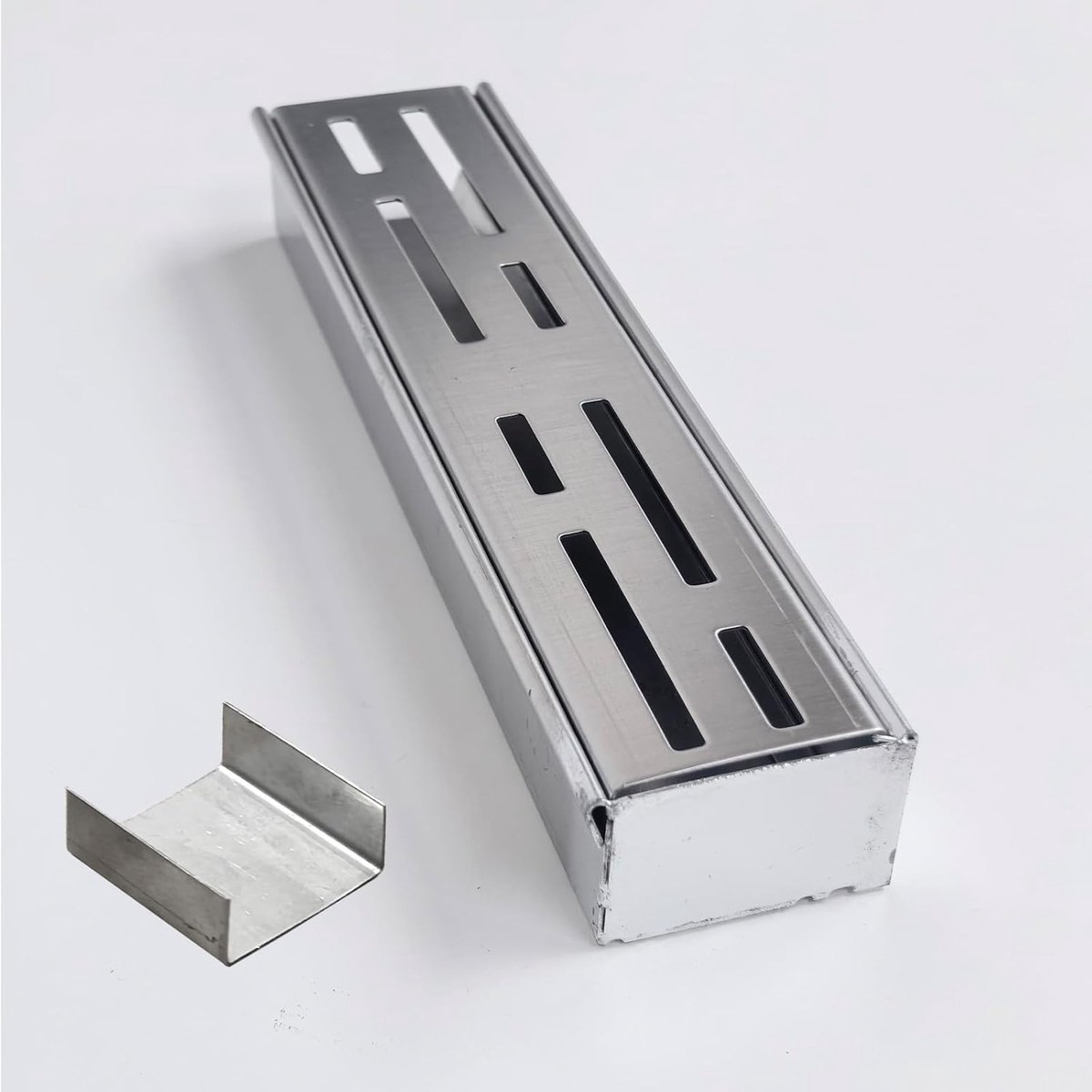 Afvoergoot accessoires, eindkap met aansluiting, voor afvoergoot 5 cm