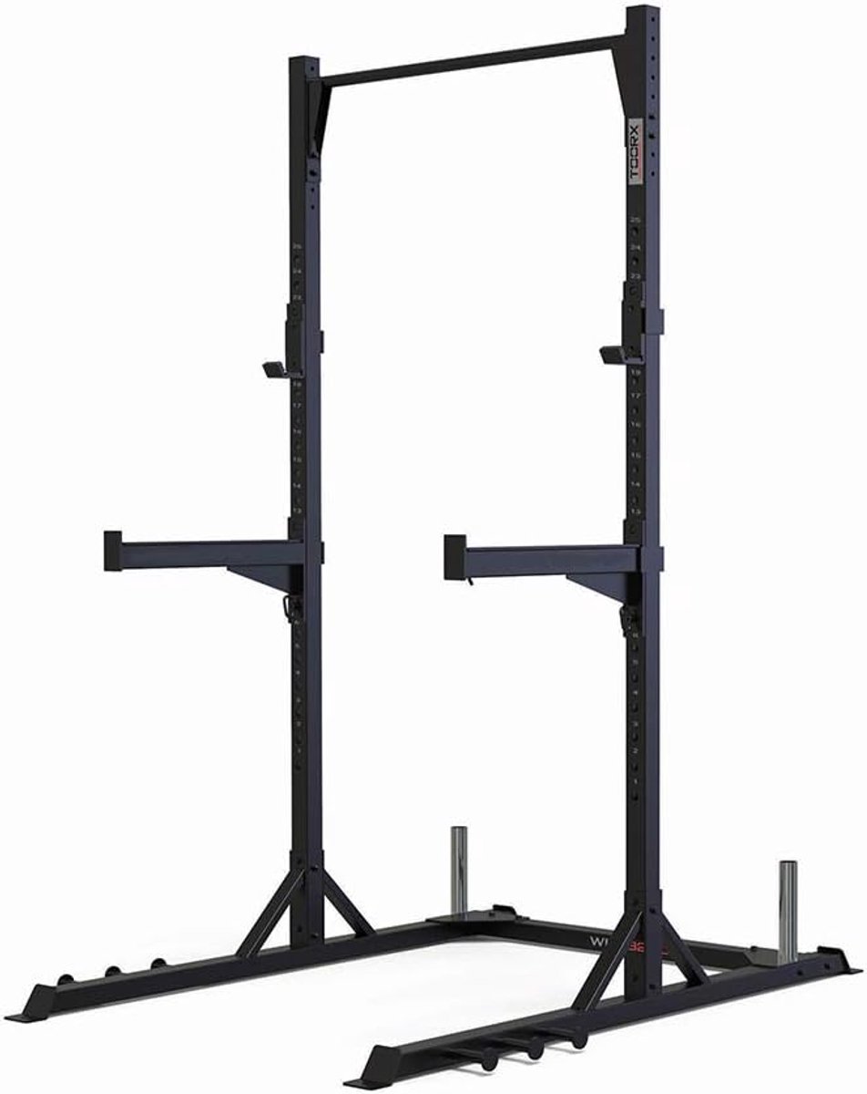 Squat Stand 300 kg - Half Rack Professioneel - Perfect voor zware squats - Ideaal voor thuisgym - SnelShoppen
