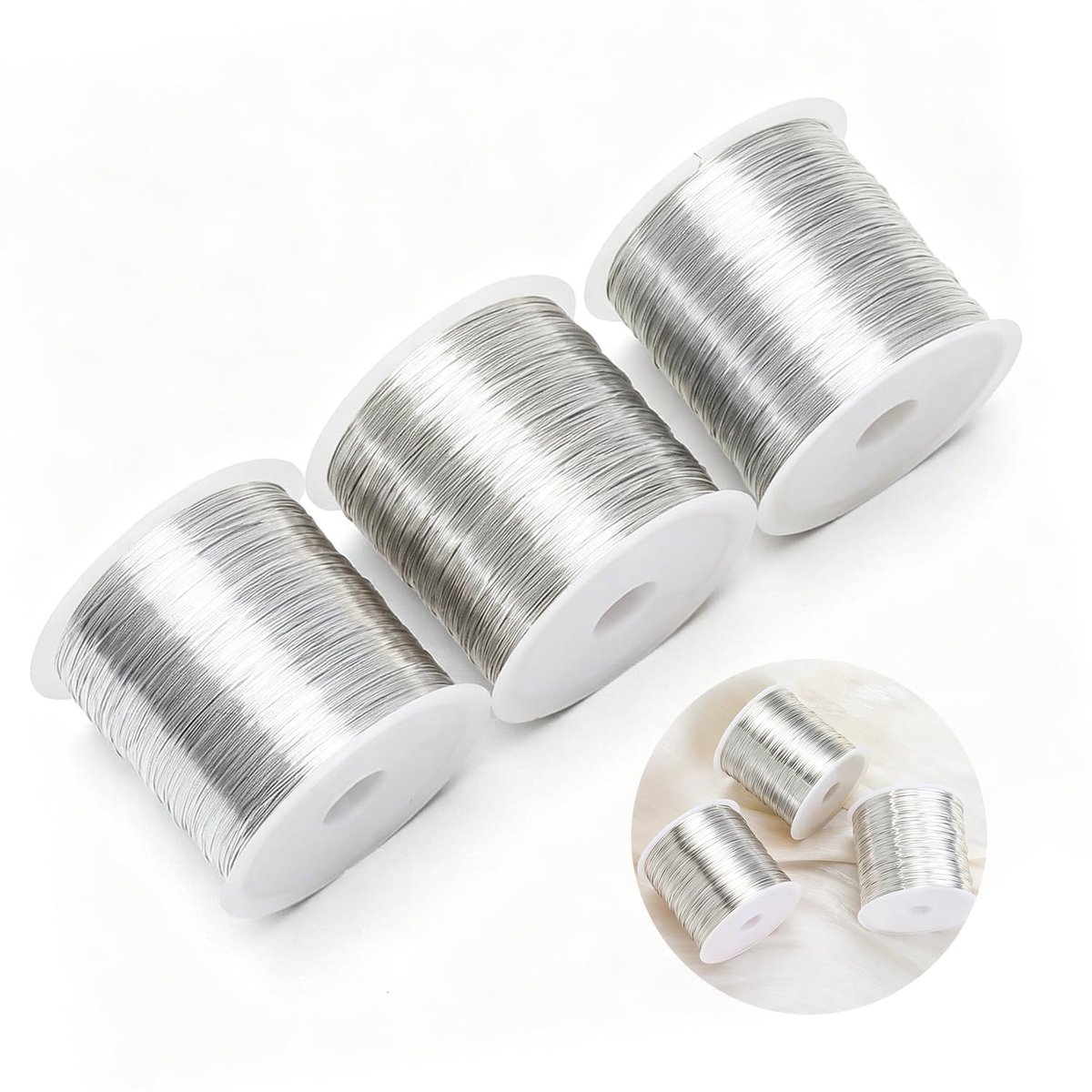 Draad, 0,3 mm, knutseldraad, dun, lichtbestendig (C)