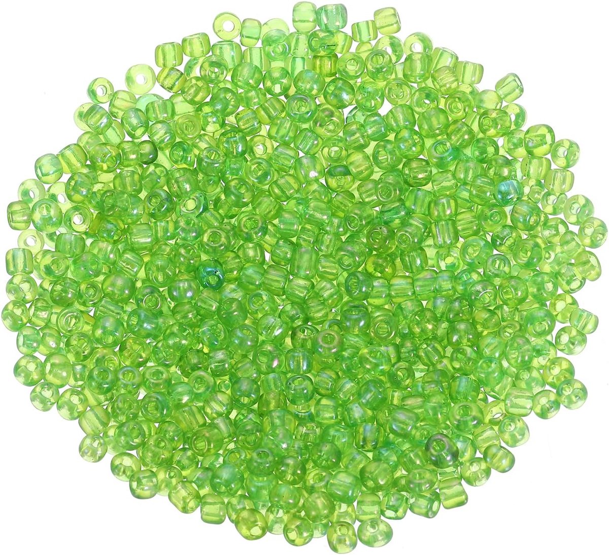 Kralen om te rijgen, 3 mm kralen voor het zelf maken van armbanden, mini-losse glazen kleine kralenset voor doe-het-zelf oorbellen, halskettingen, sieraden maken, grasgroen