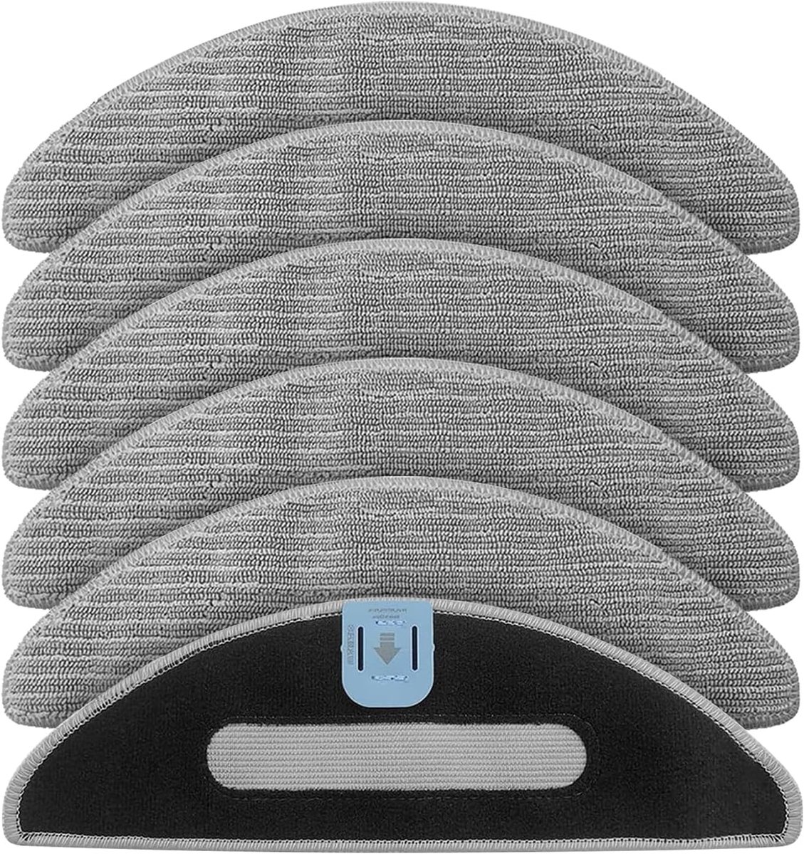 6 Stuks Vervangende Dweildoeken voor iRobot Roomba Combo i8/i8+/i5/i5+/j5/j5+ Robotstofzuiger, Wasbare Herbruikbare Dweildoek Vervangende Accessoires