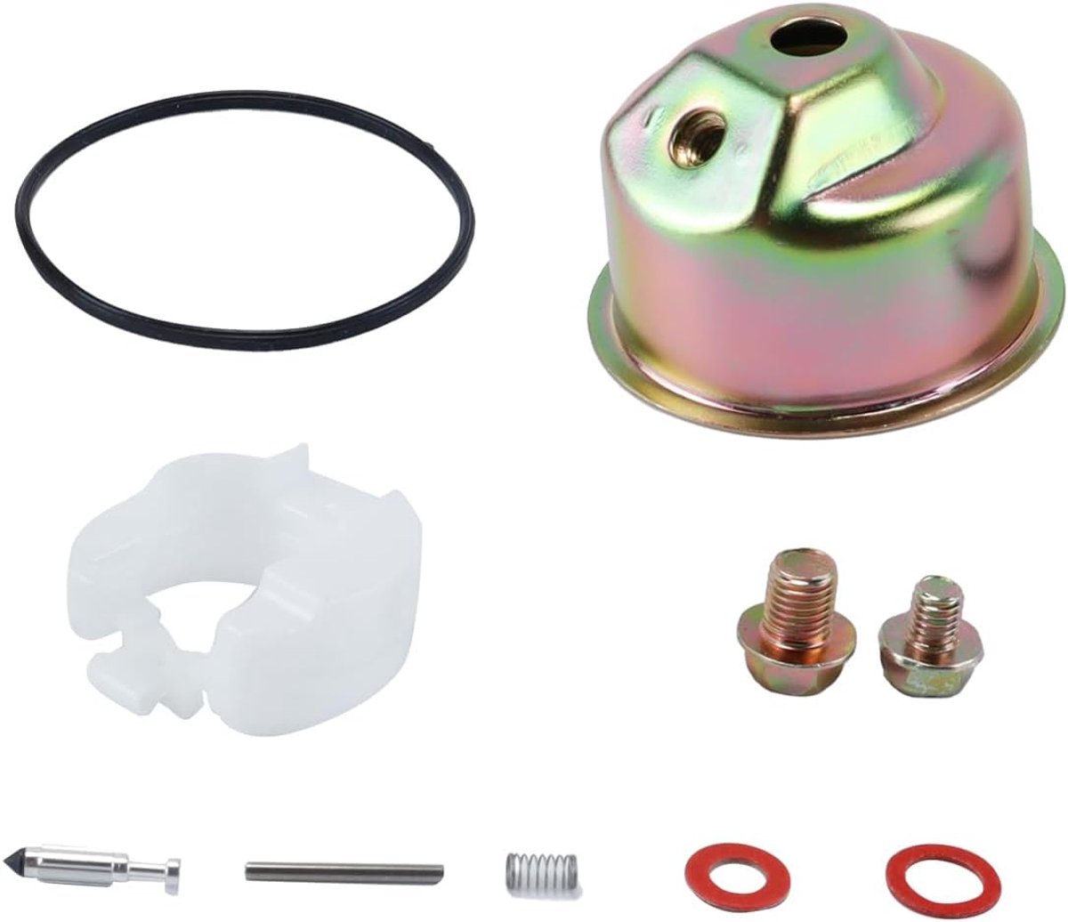 Carburateurset voor motoren met naaldkom, vlotterpakking, afdichtingspen, compatibel met generatoren, grasmaaiers