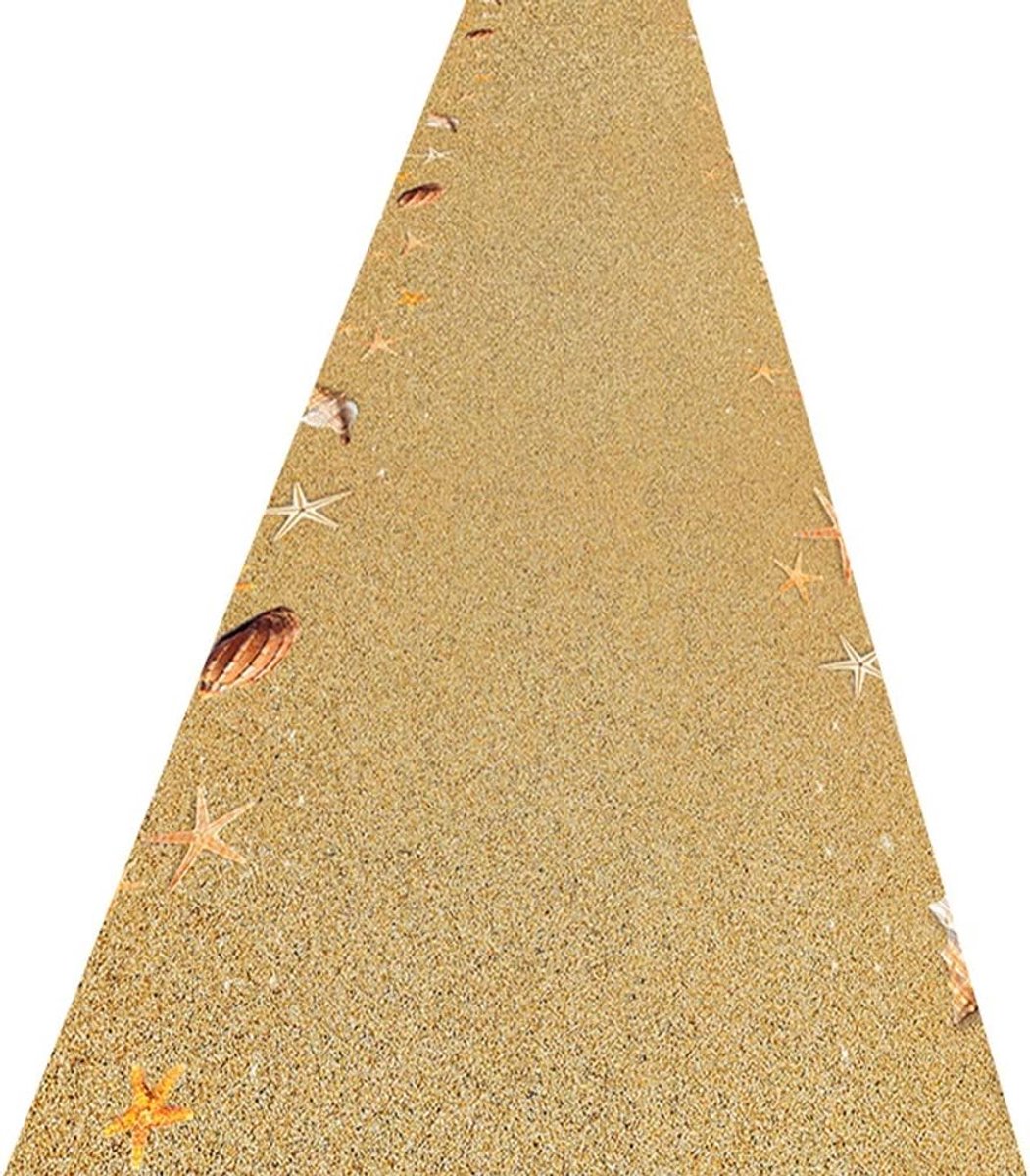 Lange loper tapijten voor hal gebied tapijten gang tapijt 3D huishouden strand patroon geschikt voor gangpad gang gang, meerdere maten (kleur: A, maat: 1.4x2m)