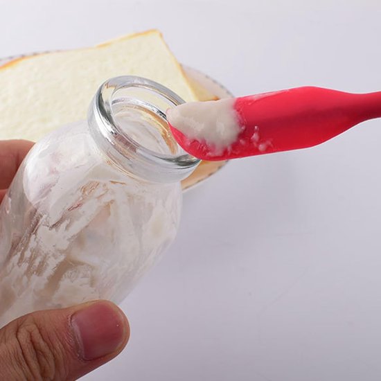 9 STKS Mini Siliconen Spatel 3 Kleuren Kleine Siliconen Lepels en Spatel Jar Schraper Voor Make-up Smalle Fles Krijgen Laatste Drop Van Flessen — afbeelding 3