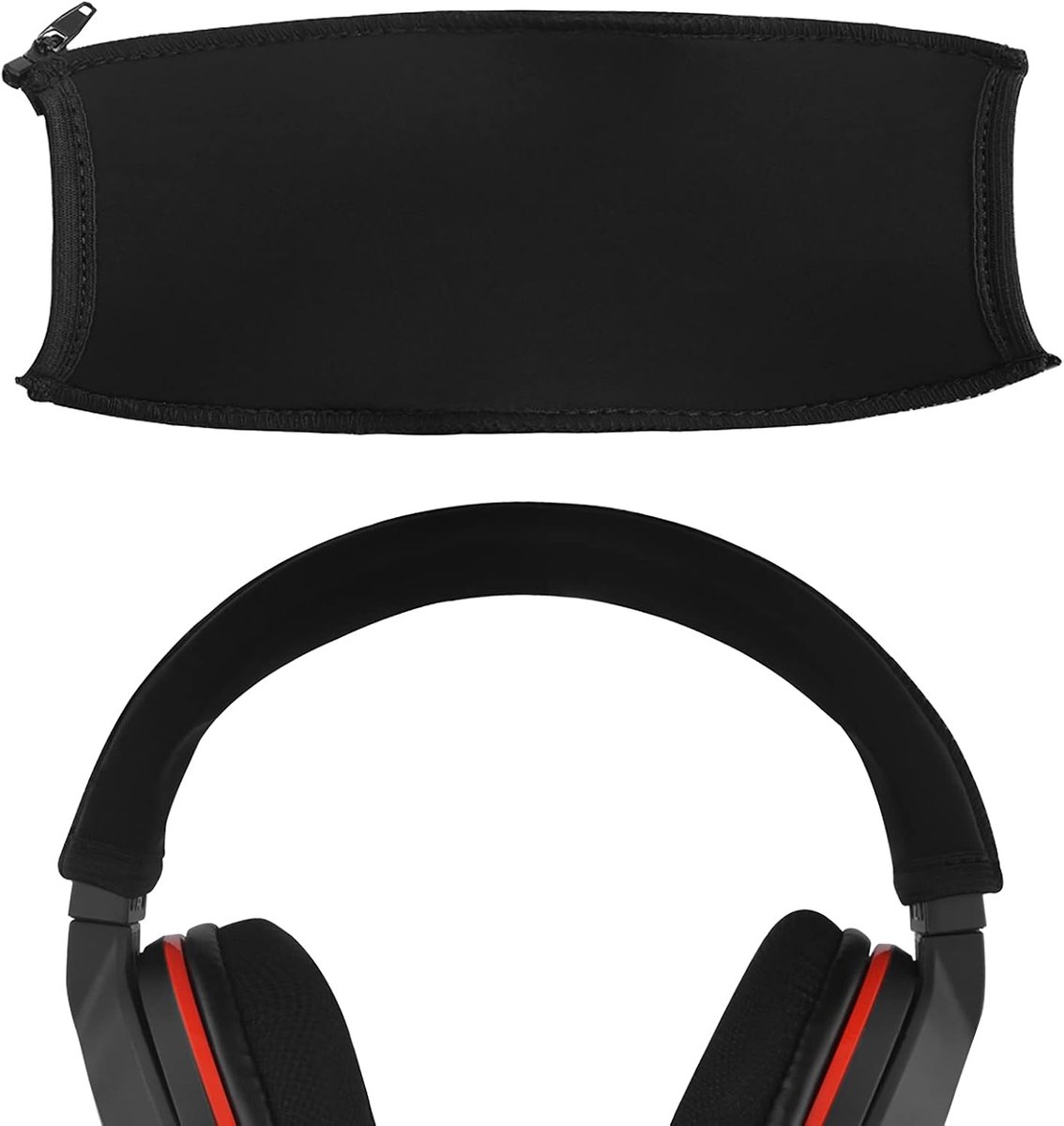Hoofdbandhoes compatibel met Turtle Beach ELITE PRO, Ear Force Stealth 600, Stealth 700 gamingheadsets, vervangend/reparatieonderdeel, eenvoudige DIY-installatie