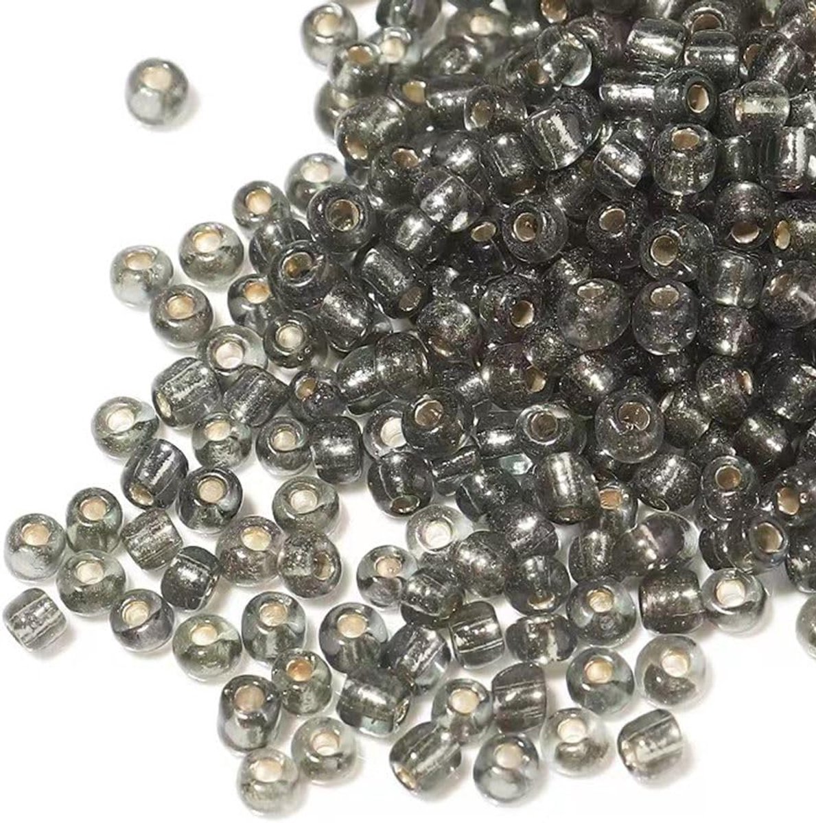 Kralen, 450 g, 6/0 4 mm, rocailles, zaadkralen, 5000 stuks, glas, rocailles voor doe-het-zelf armbanden, halskettingen, oorbellen, kralen om te rijgen, kleurrijke glazen kralen om te knutselen